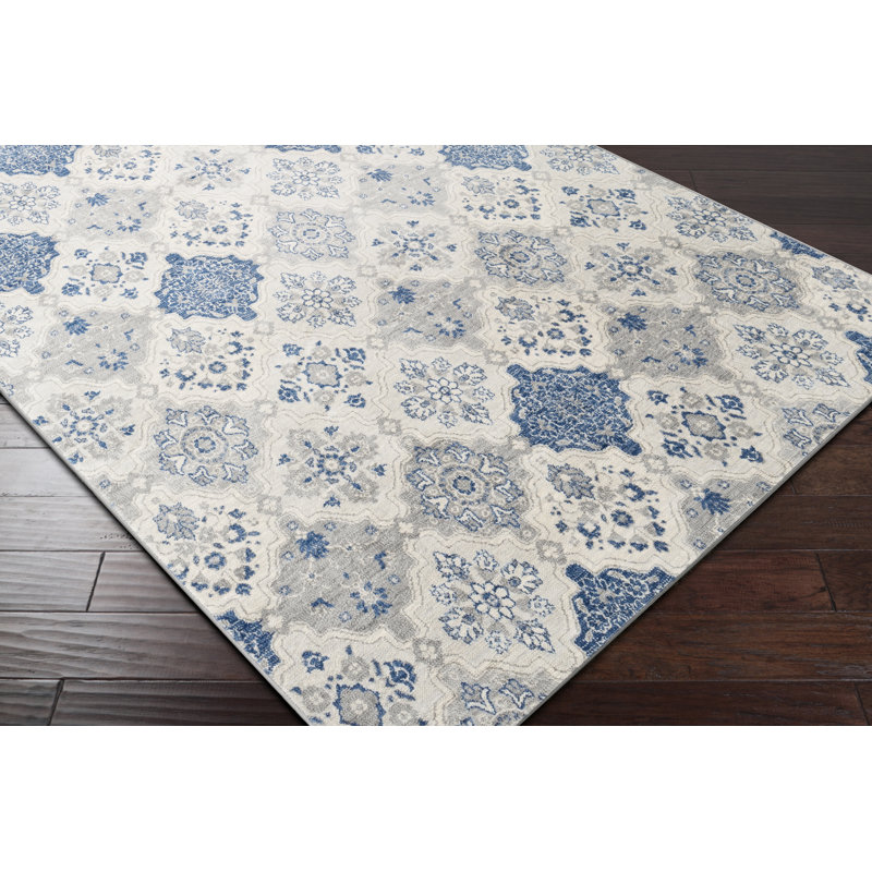 Charlton Home® Swaney Performance Beige/Gray Rug & Reviews Wayfair